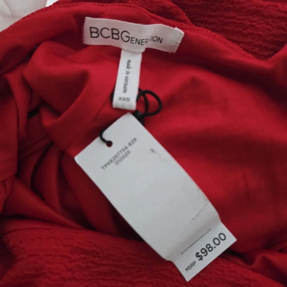 Red Grunge Ripped Stocking Dress NWT - Picture 2 of 11